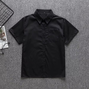 Camisa de Uniforme Escolar al por Mayor, Personalizada, de Poliéster/Algodón, con Logotipo Bordado e Impreso, Unisex, Blanca para Niños - Product Image 5
