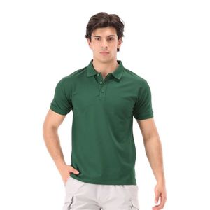 เสื้อโปโล Legends รุ่นผู้ชาย สีเขียวฟอเรสต์ แขนสั้น ผ้าคอตตอนปิเก้ สไตล์ลำลอง รับผลิตเสื้อผ้าตามสั่ง ขายส่ง - Product Image 1