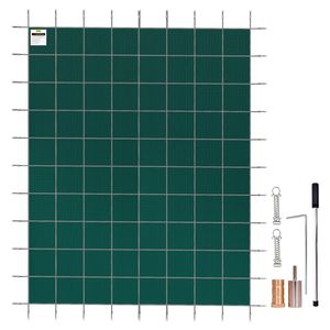 Copertura di Sicurezza per Piscina Interrata 20 ft X 42 ft Rettangolare, Copertura Invernale per Piscina con Tripla Cucitura, Rete ad Alta Resistenza in Materiale PP - Product Image 1