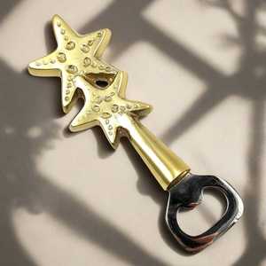 Gold Starfish Professional Eco-Friendly Aluminum Starfish Bottle Opener <b>Bar</b> <b>Tool</b> for Wine Beer Soda and Cold Drinks - Product Image 3