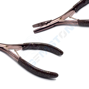 Pinza Multifunción de 2 Orificios para Extensiones de Cabello, de Acero Inoxidable Color Oro Rosa, Duradera |   Herramienta de crimpado para extensiones de queratina por fusión - Product Image 6