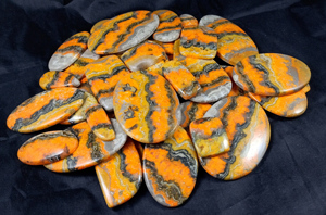 Wholesale Radha Arts Bumble <b>Bee</b> Jasper Natural Gemstone CabochonsSmooth Polished Multiple Shapes 25-45mm Size for Jewelry - Product Image 4