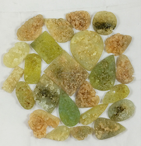 Hermoso Cabujón de Prehnita, Cabujón Druzy, Piedra Preciosa Suelta para la Fabricación de Joyas, Piedra Natural Hecha a Mano - Product Image 2