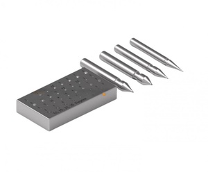 ดอกเจียรเหล็กกล้าไร้สนิม SUNTOOLS/STIPL แบบเรียวพร้อมบล็อกขึ้นรูปและหัวเจียร 4 แบบ สำหรับเครื่องมือทำเครื่องประดับ DIY - Product Image 3