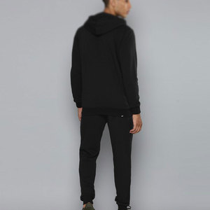 Survêtement décontracté pour homme en mélange coton-polyester, veste et pantalon doux et confortables, tenue de sport quotidienne, vente en gros usine - Product Image 2
