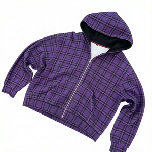 Sudadera con capucha de punto gofrado para hombre, estilo vintage, informal, para otoño e invierno, venta al por mayor - Product Image 4
