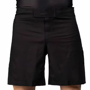 Custom Men's MMA Fighting <b>Shorts</b> Regular Fit 100% Cotton Breathable Stretch for <b>Kickboxing</b> Grappling Training - Product Image 4
