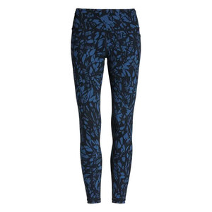Leggings de Pesca para Mujer con Estampado de Plantas Azules, Pantalones de Spandex y Poliéster Transpirables sin Costuras - Product Image 5