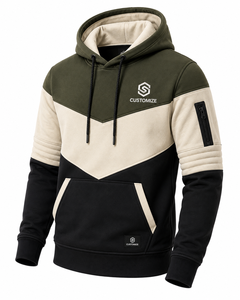 Sudadera con Capucha Personalizada de Forro Polar, Corte Regular, Color Sólido, Diseño con Bolsillos, Ropa Casual de Invierno, Tejido Liso Teñido, 100% Bordado - Product Image 2
