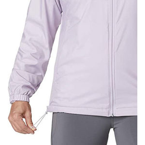 Conjunto de Chaqueta de Manga Larga con Cierre y Pantalones Cortos Tipo Tulipán para Mujer, Tejido, Transpirable, Impermeable, Reversible, Ecológico, Diseño Sólido - Product Image 5