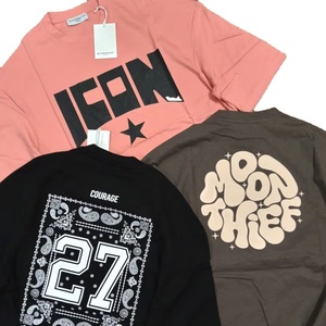 T-Shirt Homme Décontracté 100% Coton Nouveau Séchage Rapide Respirant Col en O Solide Motif Imprimé Fil Court Teint Lavé 180 Grammes - Product Image 3