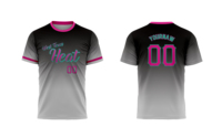 Jersey Baseball Pria Thunderbirds Lengan Pendek Bahan Polyester Bernapas Cetak Sublimasi Logo Depan Semua Dapat Disesuaikan Custom