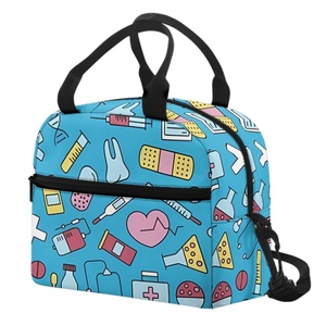 Bolsa de Almuerzo con Diseño de Suministros Médicos para Regalo de Doctor, Impresión Bajo Demanda, Bolsa de Comida Espaciosa, Bolsa de Picnic Aislada y Elegante para Enfermeras - Product Image 2