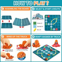 118 défis, circuit logique dinosaure, blocs de construction, jeux de société STEM, labyrinthe, casse-têtes, jeux éducatifs pour enfants