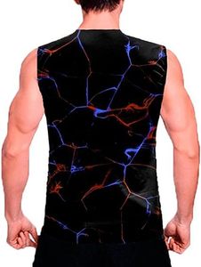 Camiseta sin Mangas Sublimada para Hombre, Impresión Completa, Alta Calidad, Hecha de Tela de Poliéster Original, Venta al por Mayor, Camiseta Deportiva sin Mangas para Hombre - Product Image 5