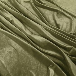 Modern Light Mehandi Satin Fabric Solid Color <b>Brushed</b> <b>Sueded</b> Finish 100% Polyester Heavyweight Woven Material Formal Girls - Product Image 5