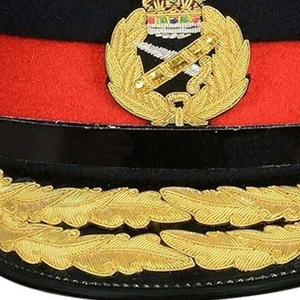 Gorra de Uniforme para Conductor, Capitán, Chauffeur, al por Mayor, 100% Lana, Plana, Lisa, para Uso General - Product Image 3