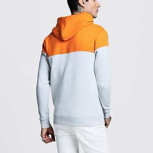 Factory Direct Custom Logo Full Zip Knitted Eco-friendly Vintage Heavyweight Men Polyester/cotton Outdoor Use Hoodie - Product Image 3