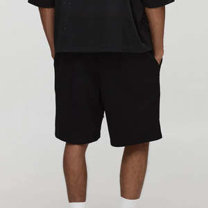 Loose fit Cotton Short Set 100 Cotton Regular Fit Shorts Blank Luxury Custom Logo Heavy Fleece Short for Men - Product Image 2