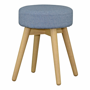 Multi-Color Modern Cute Rubber Wood 4 Leg COT wood <b>Stool</b> Fabric living room Home Furniture Living Room Apartment - Product Image 4