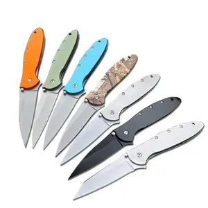 1660 Leek çakı 14C28N paslanmaz çelik bırak noktası Blade Survival kamp EDC açık av bıçağı