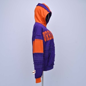 Sudadera con capucha y cremallera Urban Chaos para hombre, estilo oversize, de punto, poliéster, para invierno, con estampado personalizado, transpirable - Product Image 4