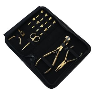 Kit Profesional de Herramientas para Extensiones de Cabello: Removedor de Microperlas, Alicates para Cinta Adhesiva, Aguja Curva, Tijeras, Pinzas Separadoras y Clips de Seccionamiento - Product Image 6