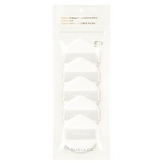 Vanillaco Ultimate White <b>Cushion</b> Puff Makeup 5pcs Assorted Colors Discounted <b>Triangle</b> Pattern Sponge Coveracious - Product Image 1