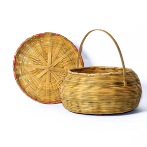Cesta de Regalo de Bambú, Material Natural, Ecológico, OEM ODM Disponible - Product Image 1