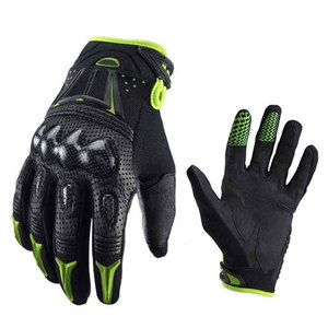 Guantes de Motocross Sublimados con Logotipo Personalizado, Guantes de Cuero Artificial Duraderos para Motociclismo, Transpirables y de Protección para Carreras - Product Image 4