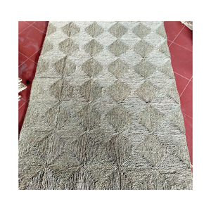 Tapis en jonc de mer naturel tressé à la main pour la décoration intérieure, chambre, salon, salle à manger - Product Image 3
