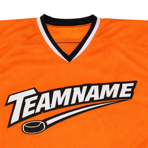 Jersey de Hockey Premium |   Nombre del equipo personalizado más número - Tela de alto rendimiento que absorbe la humedad - Ropa deportiva personalizada para ligas - Product Image 5