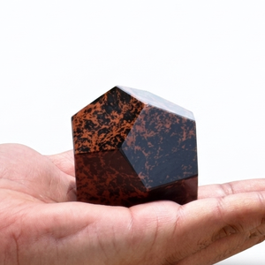 Crystal Dodecahedron Mahogany Obsidian Stone Dodecahedron Gemstone Healing Natural Stone Crystal Crafts Wholesaler - Product Image 2