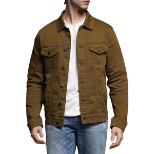 OEM Fashion Denim <b>Jacket</b> High Street Style <b>Long</b> Sleeves Wholesale Breathable Comfortable Unisex Best Premium Top Quality - Product Image 1