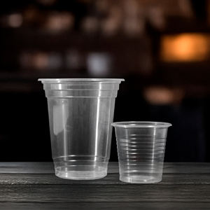 Gobelets jetables transparents QUANG QUAN 95 mm en PP/PET à paroi simple 360 ml/500 ml/700 ml pour café, thé, jus et smoothies - Product Image 5