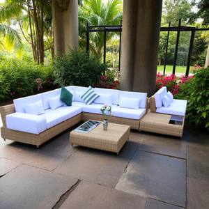 PRSF-211 - <b>Poly</b> <b>Rattan</b> BIG Z Sofa Set OUTDOOR - Product Image 2