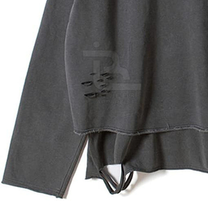 Nouveau design, prix raisonnable, service OEM, sweat-shirts décontractés pour hommes, vêtements décontractés respirants, sweat-shirts déchirés pour hommes - Product Image 4