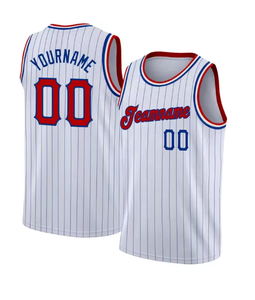 Custom Name Team Number Basketball Jersey Shirts <b>Stripe</b> Pattern Sportswear Vintage 3DPrint Summer <b>Tank</b> <b>Top</b> Vest - Product Image 2
