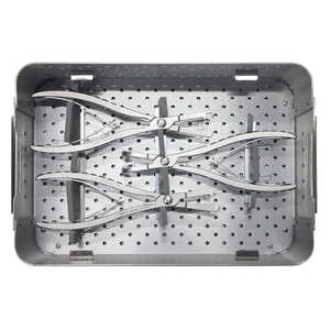 Kit de fixation traumatique de qualité hospitalière, 9 pièces, avec plaques orthopédiques et instruments chirurgicaux, manuel, réutilisable, CCC par Dentavex - Product Image 2