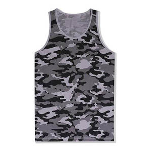 Débardeurs de musculation pour hommes, camouflage, pour la musculation et le fitness - Product Image 1