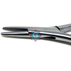 Portaagujas Mathieu de 14 cm, Acero Inoxidable, Clase I, Pinzas Rectas, Instrumento Quirúrgico Dental, CE, Paquete Individual, Logotipo Personalizado - Product Image 4