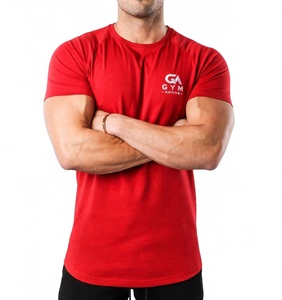 เสื้อยืดเจอร์ซีย์ GYM ACTIVE สำหรับผู้ชาย ลายพิมพ์แบบสตรีทแฟชั่น เสื้อยืดเจอร์ซีย์สั่งทำพิเศษ ผ้าฝ้าย 95% สแปนเด็กซ์ 5% ชายเสื้อโค้ง คอกลม แขนสั้น - Product Image 2