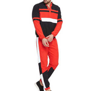 Ensemble de survêtement décontracté pour homme, noir avec broderie dorée, veste zippée et pantalon, coupe ajustée, manches longues, pour entraînement en extérieur, tenue de mode - Product Image 6