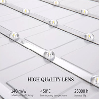 CE ROHS 36W 48W 50W 60W 1200x300 300x300 600x600mm Led Panneau Lumineux