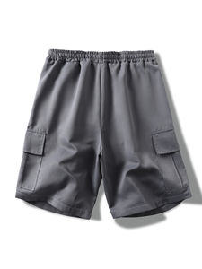 Pantalones Cortos Cargo Vintage Casuales para Hombre, con Logotipo Personalizado, Cierre Elástico en la Cintura, Tallas XS a 2XL, Tela de Lana, ¡Oferta! - Product Image 3