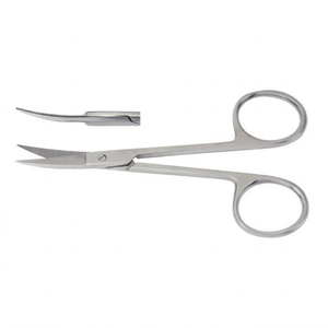 Ciseaux dentaires Miltex Iris courbés 10,6 cm en acier inoxydable, ciseaux chirurgicaux de précision, instrument dentaire professionnel - Product Image 3