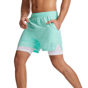 Shorts de sport pour hommes, couleur unie, doux et confortables, vêtements de sport, service OEM pour la salle de sport, le fitness, le jogging, l'entraînement à domicile - Product Image 6