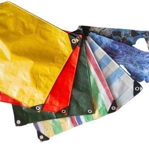 Bâche en PE enduit imperméable fabriquée en Inde, taille personnalisée 12x12, tissu maillé uni, 300 g/m², super résistante à la déchirure, pour extérieur - Product Image 4