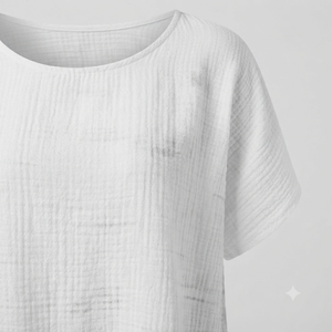 Custom Women White Soccer Jersey Full Sleeve Casual Collarless Sportswear Football Shirt Athletic Training <b>Tops</b> Linen/Cotton - Product Image 2