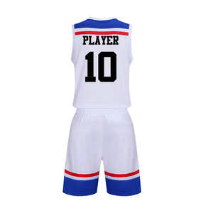 High Quality Sublimation Men Sports Customized Basketball Kit Personalized Sports Basketball Uniform Plus Size - Product Image 6